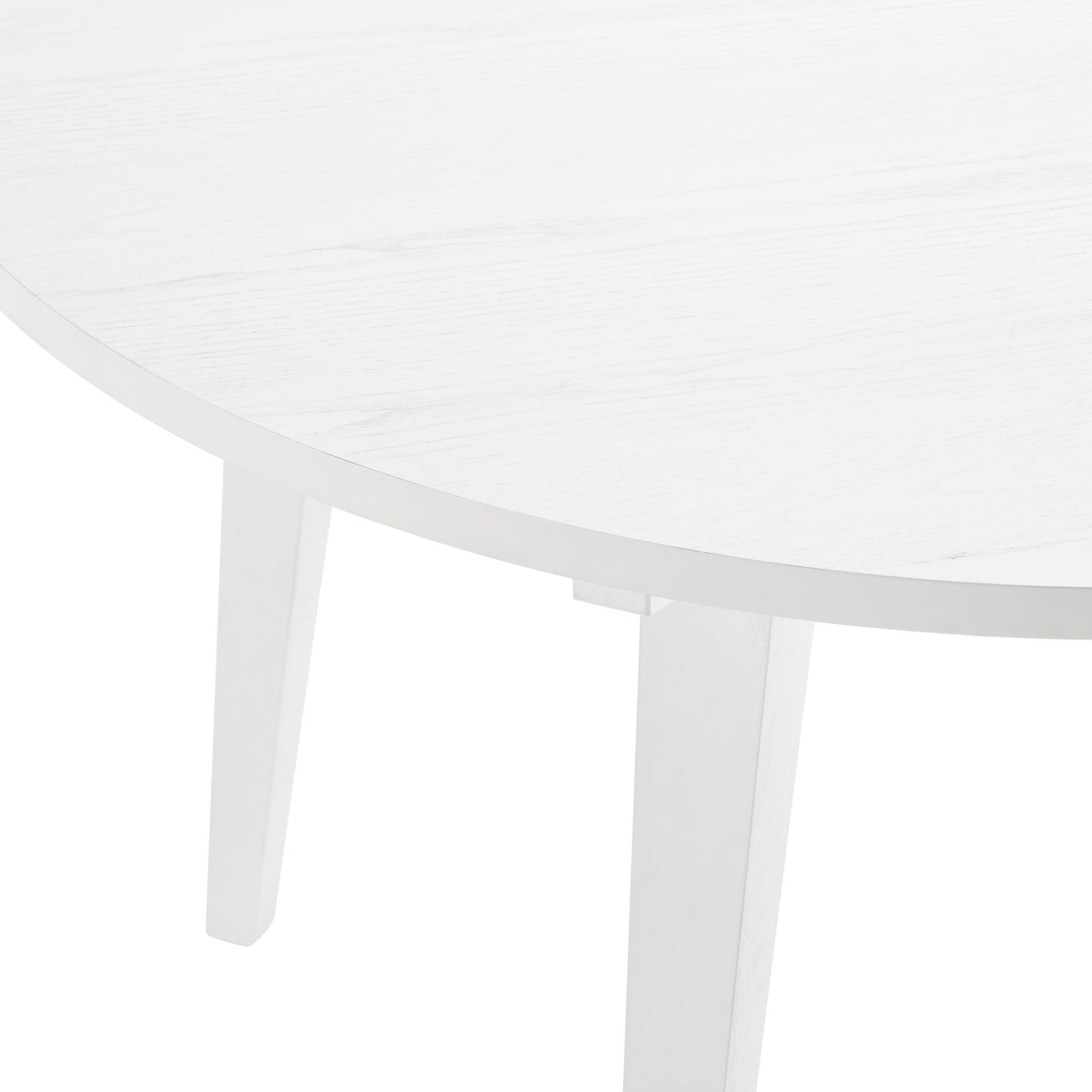 Mesa de comedor redonda minimalista de madera maciza Kochi