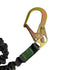 Frontline LES62R-US Patriot 6' Double Leg Elastic Lanyard with Rebar Hook Ends - Made in USA