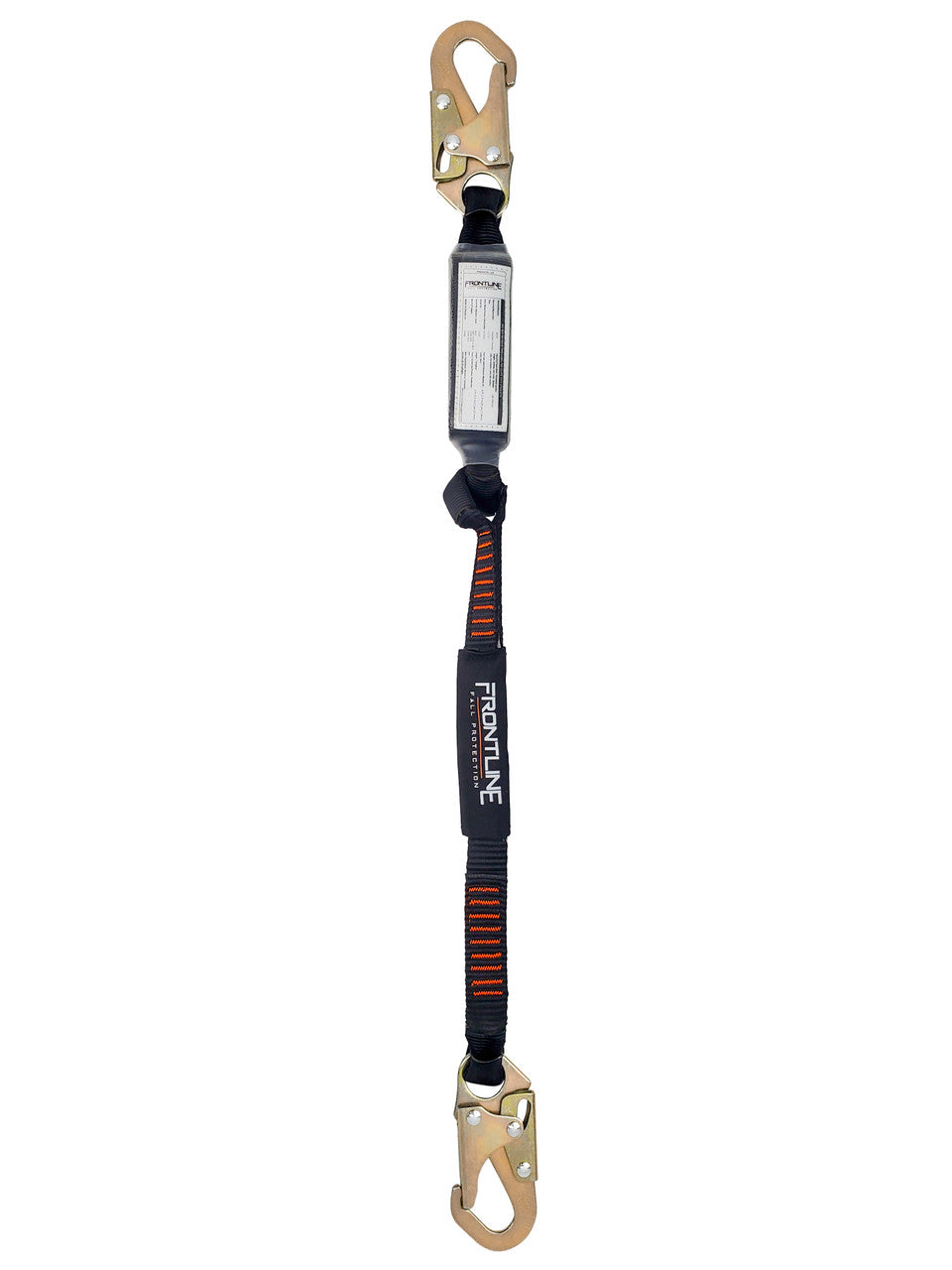 Frontline LIS31S Combat 3' Single Leg Snaphook Lanyard with Internal Shock Absorber