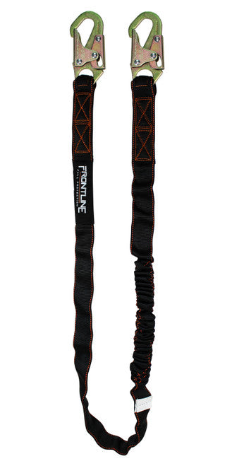 Frontline LIS61S Combat 6' Single Leg Snaphook Lanyard with Internal Shock Absorber