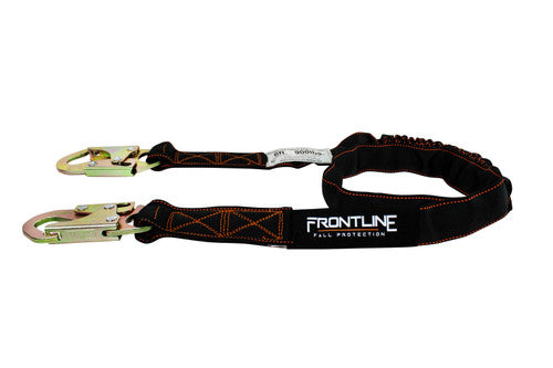 Frontline LIS61S Combat 6' Single Leg Snaphook Lanyard with Internal Shock Absorber