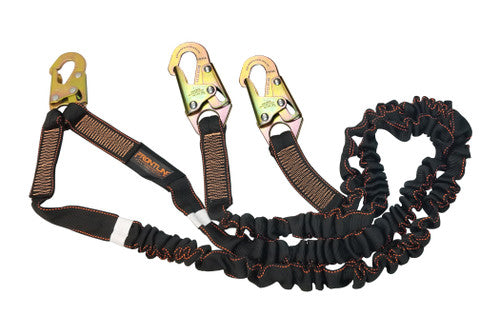 Frontline LIS62S Combat 6' Double Leg Snaphook Lanyard with Internal Shock Absorber