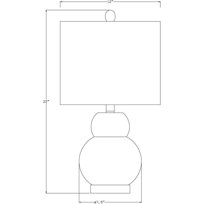 Lámpara de mesa Birkfeld