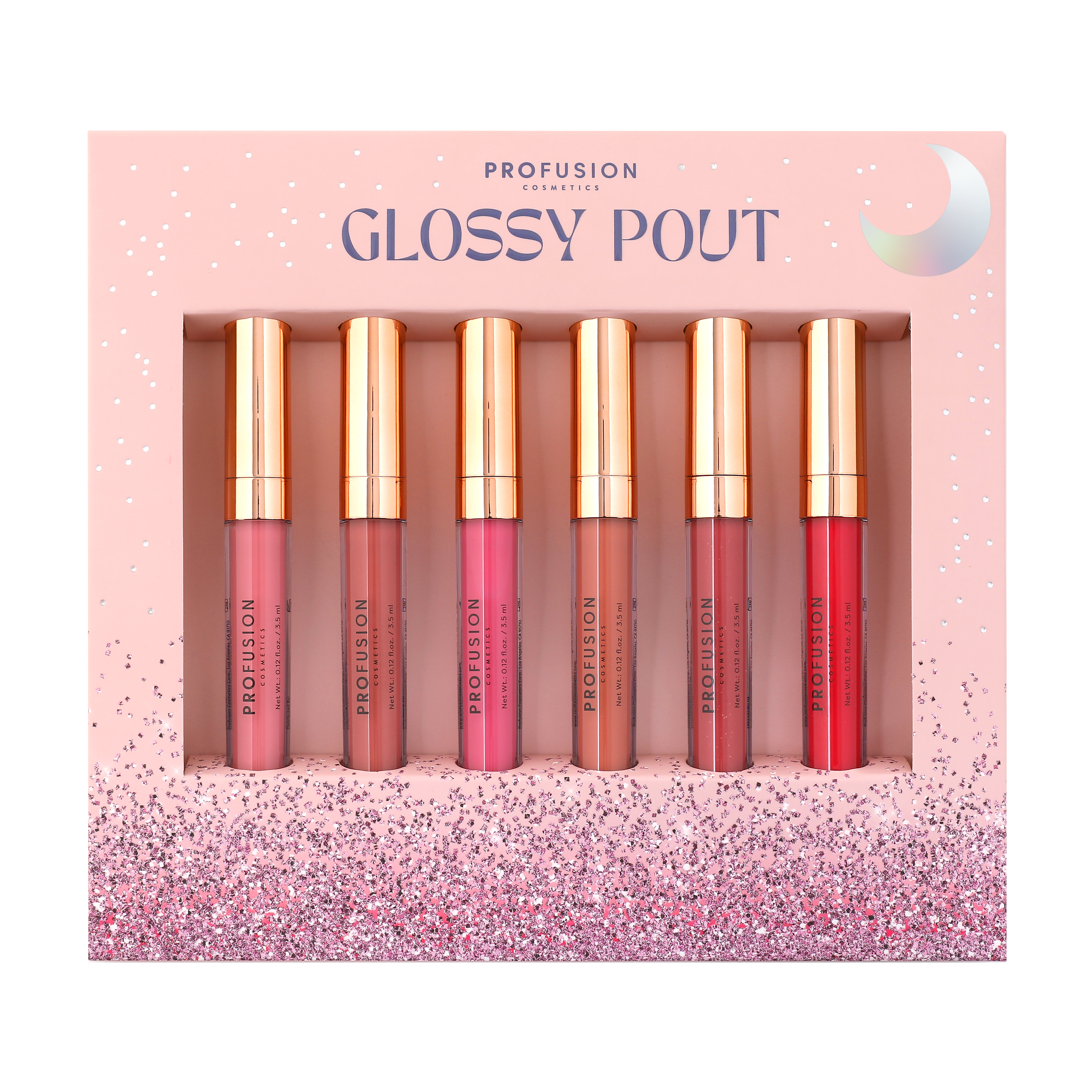 Glossy Pout 6 PC Lip Gloss Set