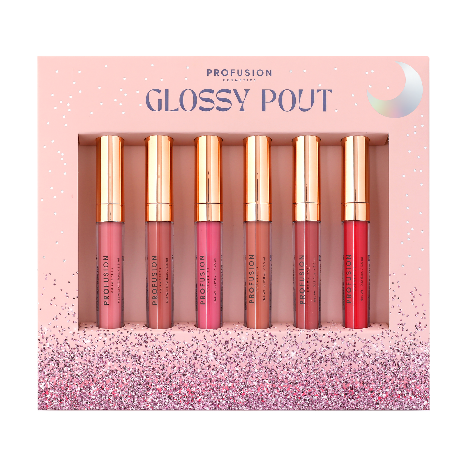 Glossy Pout 6 PC Lip Gloss Set