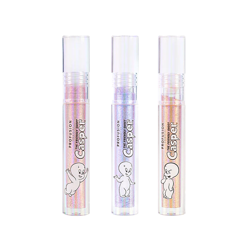 Casper the Friendly Ghost |  The Ghostly Trio 3PC Glitter Lip Topper - Lip Gloss