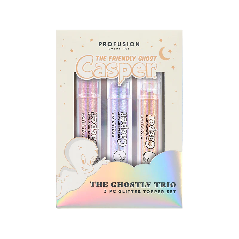 Casper the Friendly Ghost |  The Ghostly Trio 3PC Glitter Lip Topper - Lip Gloss