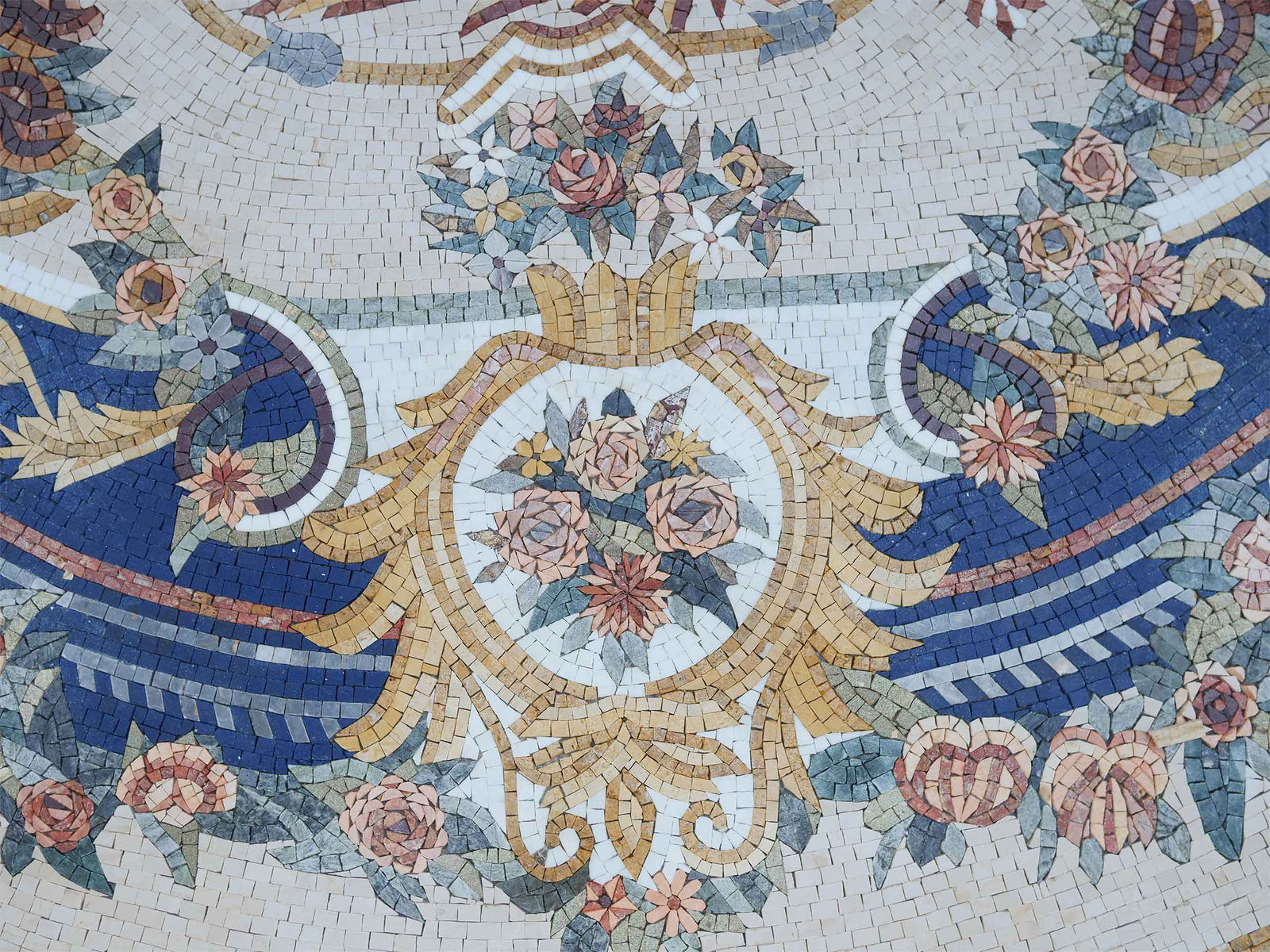 Luxury Floral Mosaic Medallion