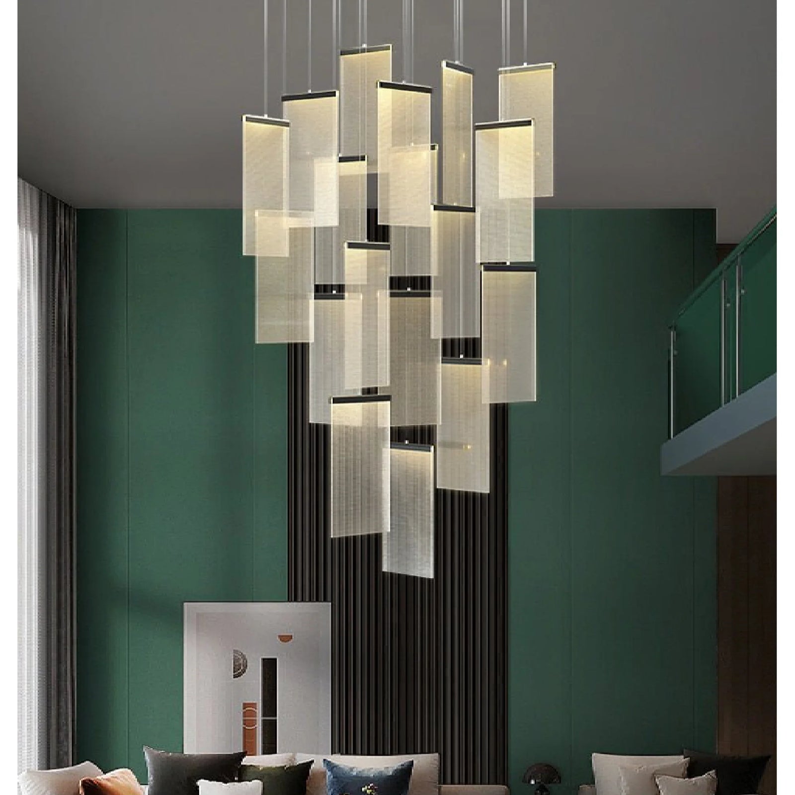 Varenna | Gold Long Hanging Light Fixture