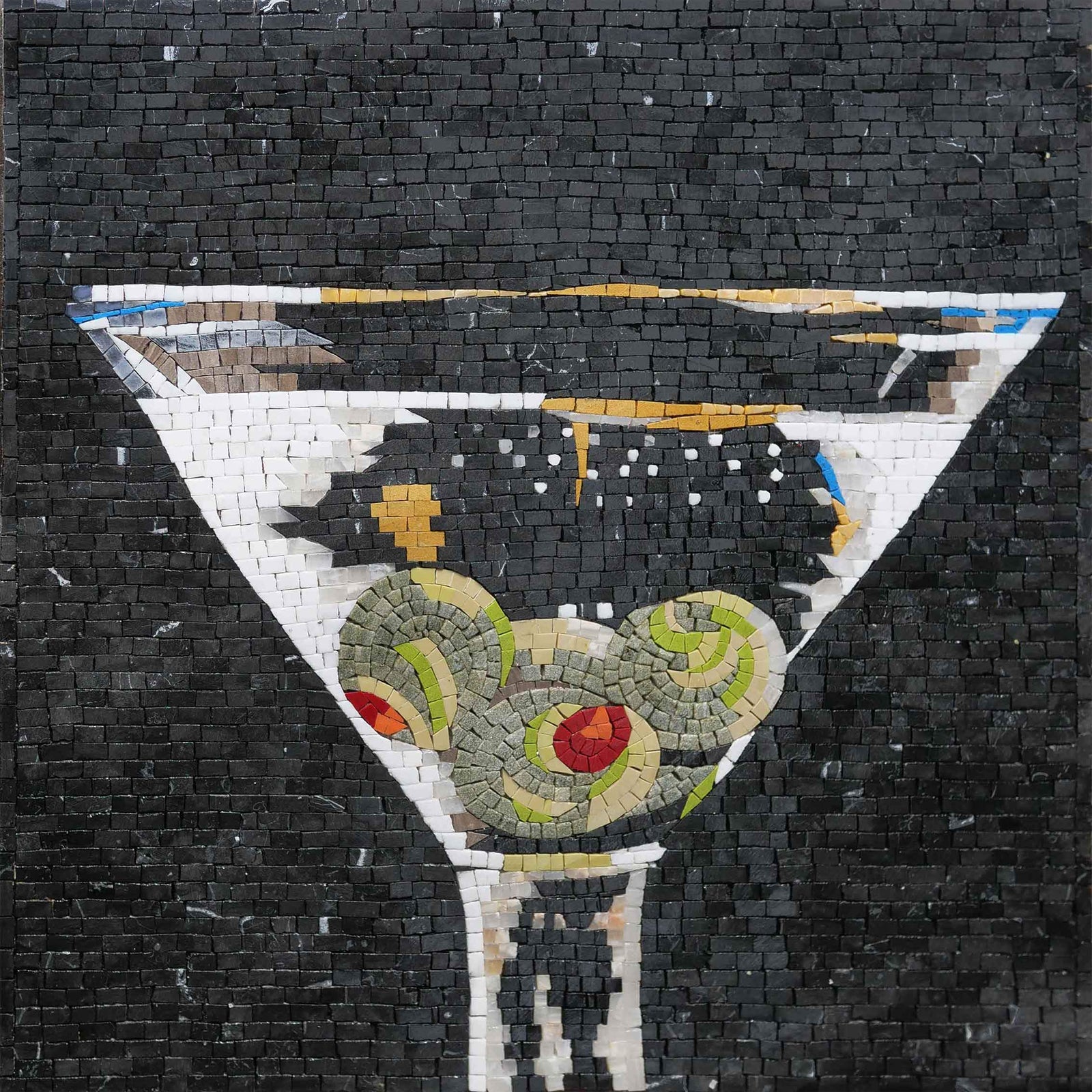 Dirty Martini Custom Mosaic Art