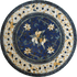 Jasmine Blues - Mosaic Medallion