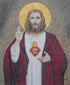 Sacred Heart of Jesus - Chrisitan Mosaic Art