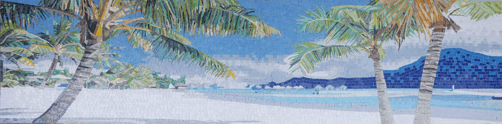 Tropical Island - Mosaic Tile Art