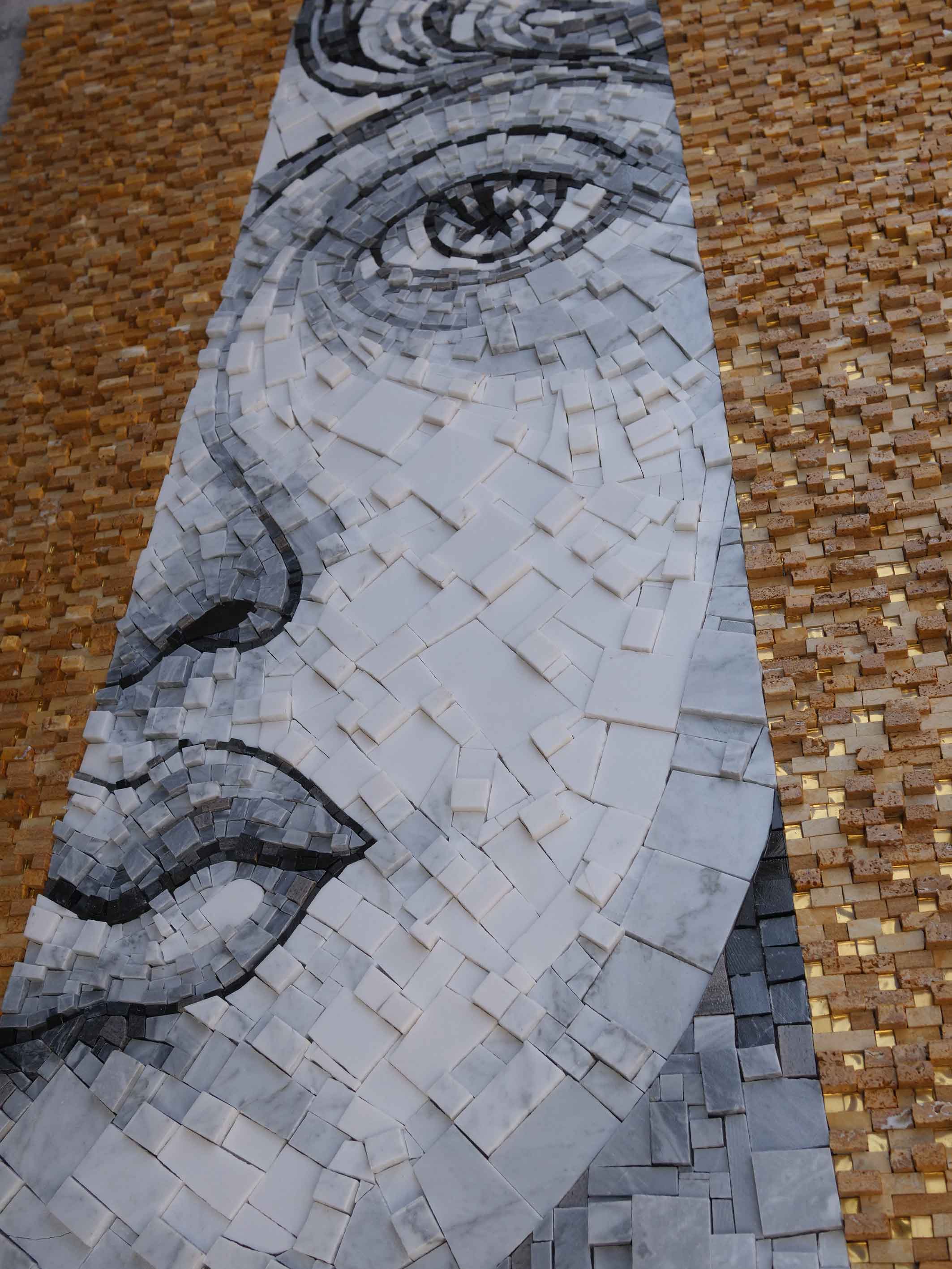 The Roman Lady Mosaic Portrait