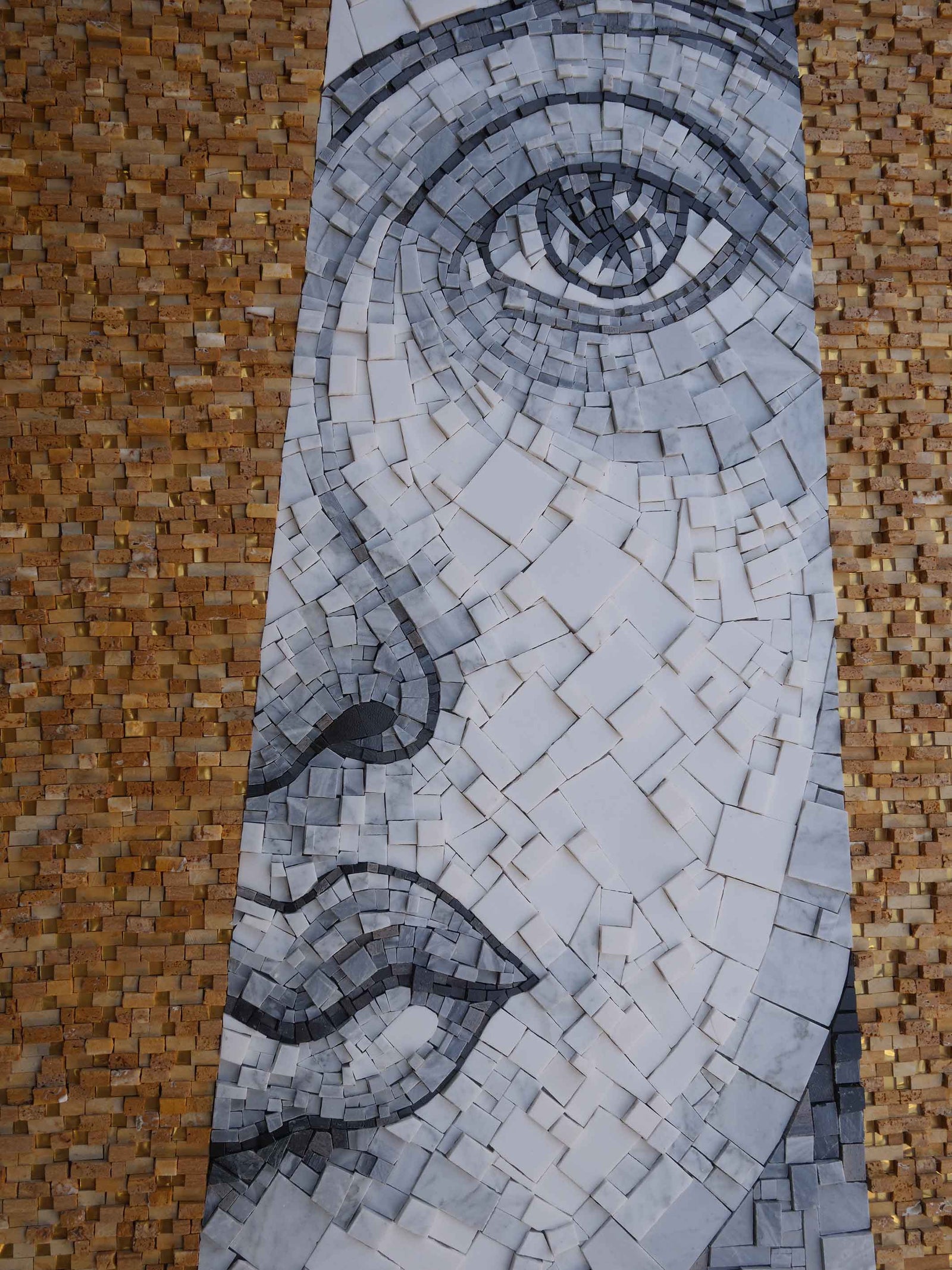 The Roman Lady Mosaic Portrait