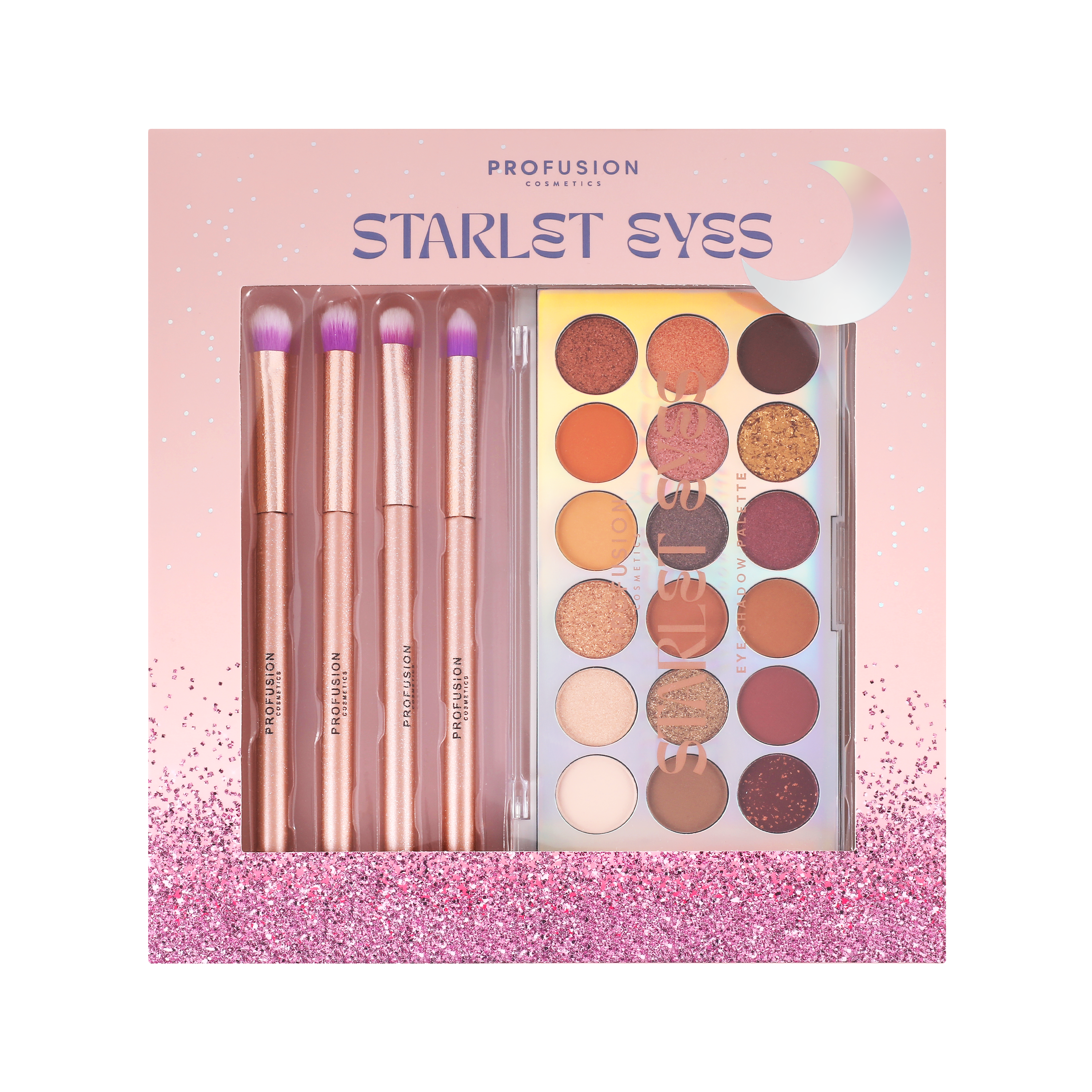 Starlet Eyes 5 PC Palette & Brush Set