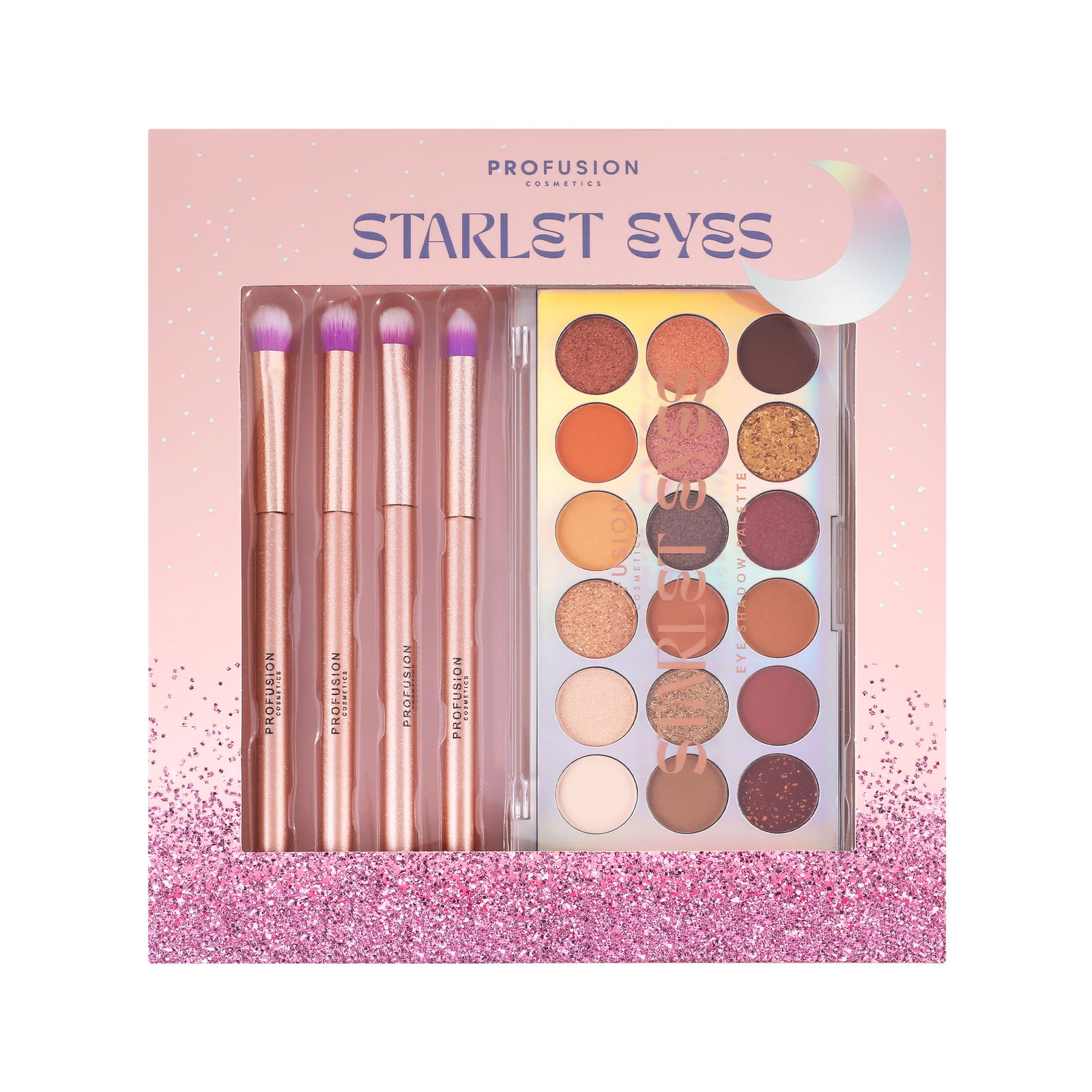 Starlet Eyes 5 PC Palette & Brush Set