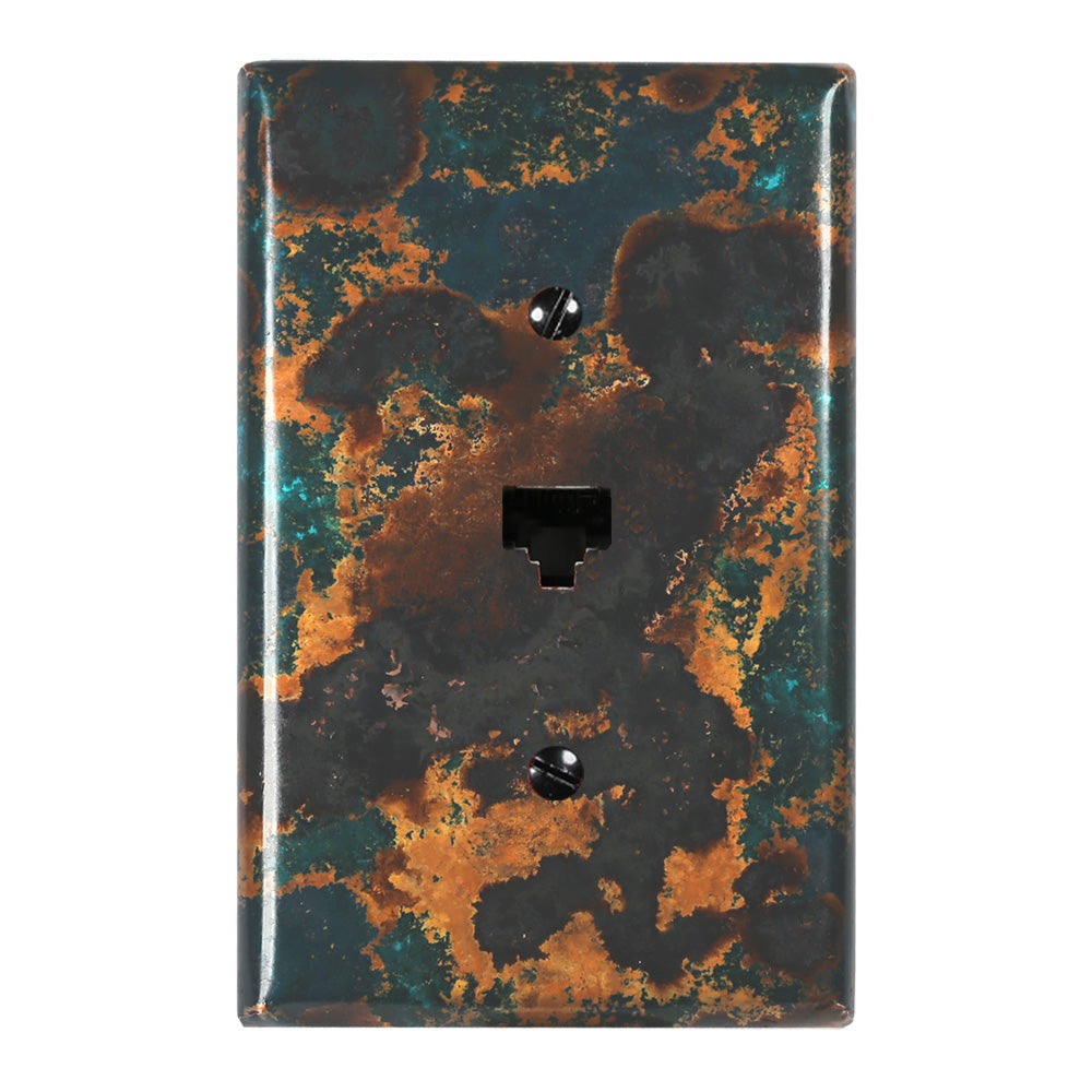 Mystic Topaz Copper - 1 Data Jack Wallplate