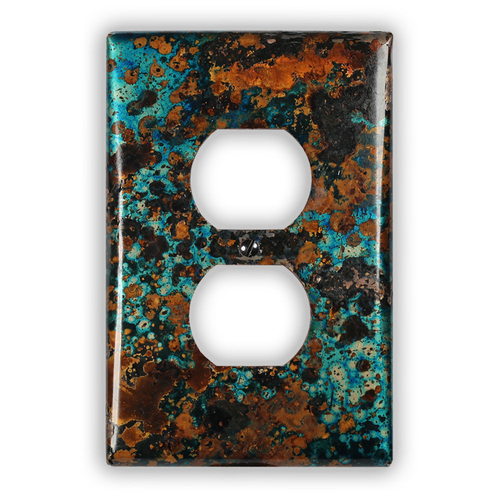 Mystic Topaz Copper - 1 Duplex Wallplate