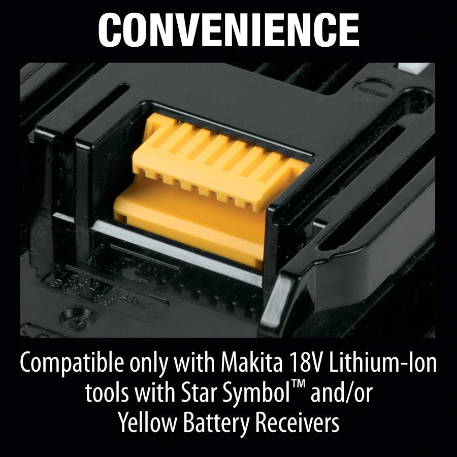 Makita BL1840BDC2 18V LXT® Lithium‑Ion Battery and Rapid Optimum Charger Starter Pack (4.0Ah)