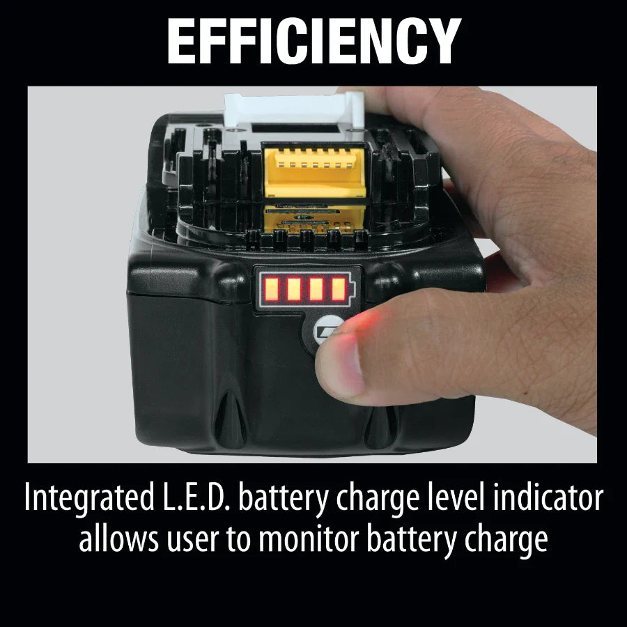 Makita BL1860B 18V LXT® Lithium‑Ion 6.0Ah Battery