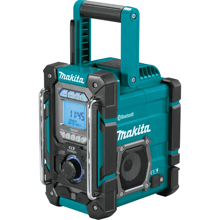 Makita XRM10 18V LXT/12V max CXT Lithium-Ion Cordless Bluetooth Job Site Charger/Radio