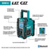 Makita XRM10 18V LXT/12V max CXT Lithium-Ion Cordless Bluetooth Job Site Charger/Radio