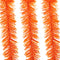 Orange Tinsel Garland