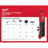 Amoladora recta Milwaukee 2486-20 M12 FUEL de 1/4" (solo herramienta)