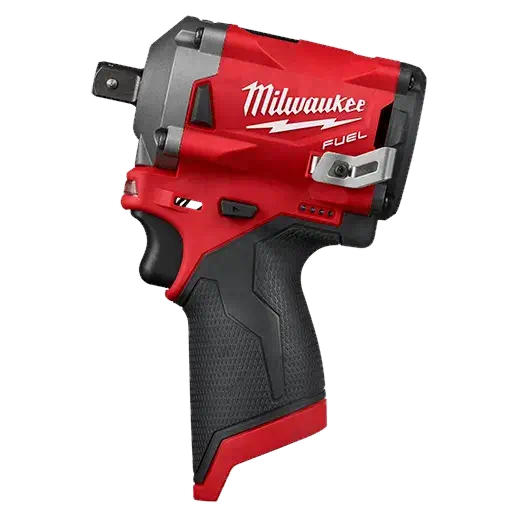 Llave de impacto corta Milwaukee 2555P-20 M12 FUEL™ de 1/2” con pasador de retención