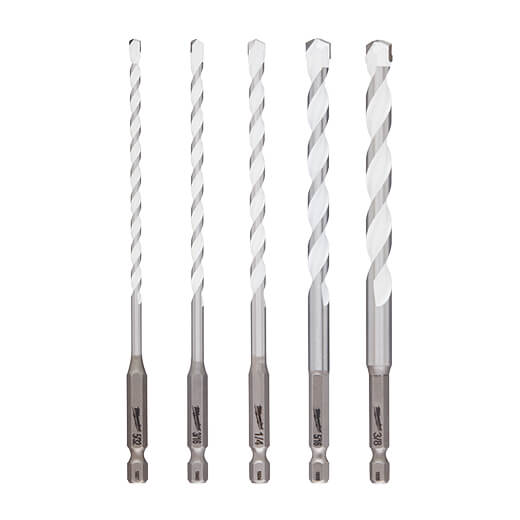 Milwaukee 48-20-8898 5pc. SHOCKWAVE™ Carbide Multi-Material Drill Bits