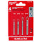 Milwaukee 48-20-8988 4pc. Glass and Tile Bit Set