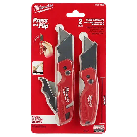 Milwaukee 48-22-1503 2PK FASTBACK™ Folding Utility Knife Set