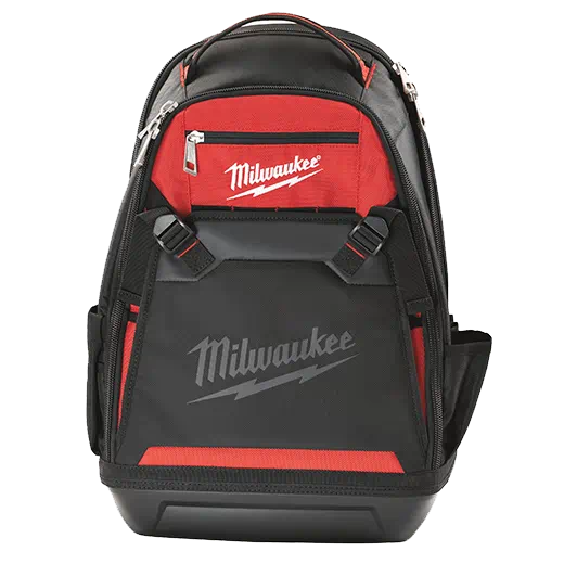 Milwaukee 48-22-8200 1680 Denier 35 Pocket Jobsite Backpack with Laptop Sleeve and Molded Plastic Base