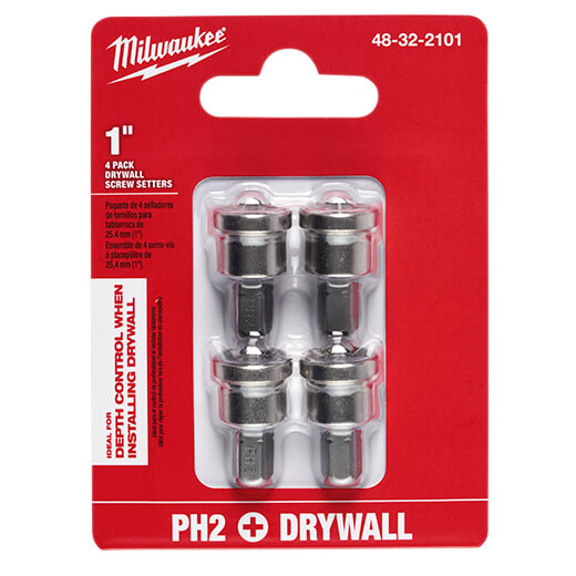 Milwaukee 48-32-2101 DRYWALL SCREW SETTER 4PK