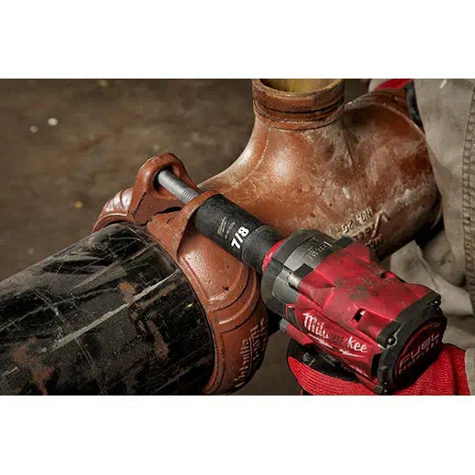 Juego de dados profundos de 6 puntas SAE con impulsor de 1/2" SHOCKWAVE Impact Duty™ de Milwaukee 49-66-7022 de 9 piezas