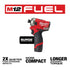 Kit de destornillador hidráulico hexagonal de 1/4" Milwaukee 2551-22 M12 FUEL™ SURGE™