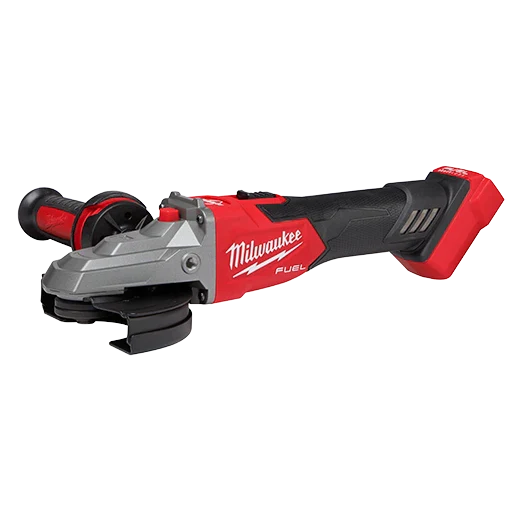 Milwaukee 2887-20 M18 FUEL™ 5" Flathead Braking Grinder, Slide Switch Lock-On (Tool Only)