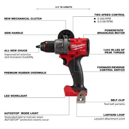 Milwaukee 2903-20 M18 FUEL™ 1/2" Drill/Driver (Tool Only)