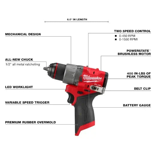 Milwaukee 3403-22 M12 FUEL™ 1/2