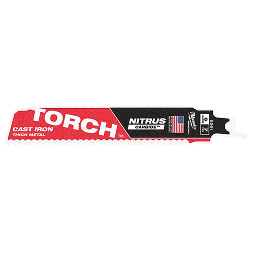 Milwaukee 48-00-5262 9" 7TPI The TORCH FOR CAST IRON with NITRUS CARBIDE 1PK