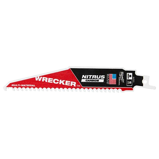 Milwaukee 49-00-5271 WRECKER™ con hojas SAWZALL® de carburo de nitrógeno de 6