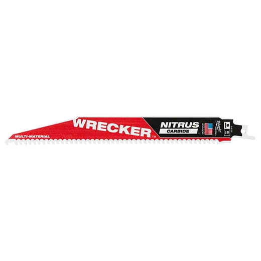 Milwaukee 49-00-5272 WRECKER™ con hojas SAWZALL® de carburo de nitrógeno de 9