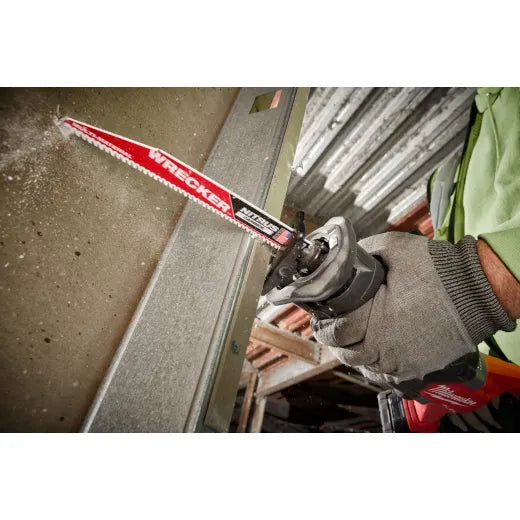 Milwaukee 49-00-5271 WRECKER™ con hojas SAWZALL® de carburo de nitrógeno de 6