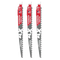 Milwaukee 48-00-5332 9" 3 TPI The AX™ with Carbide Teeth for Pruning & Clean Wood SAWZALL® Blade 3PK
