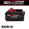 Milwaukee 48-11-1881 M18™ REDLITHIUM™ FORGE™ XC8.0 Battery Pack