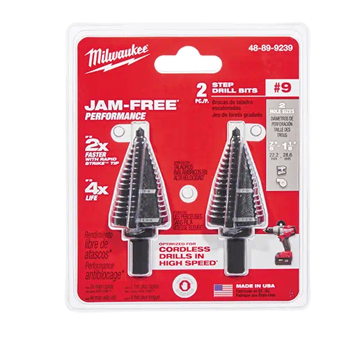 Milwaukee 48-89-9239 Step Drill Bit Set #9 7/8