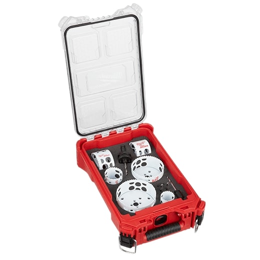 Milwaukee 49-22-5606 HOLE DOZER™ Bi-Metal Hole Saw Kit with PACKOUT™ Compact Organizer - 10PC