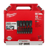 Juego de dados profundos de 6 puntas SAE con impulsor de 1/2" Milwaukee 49-66-7011 de 12 piezas SHOCKWAVE Impact Duty™