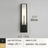 Modern Black/Gold Copper Outdoor Waterproof LED Wall Lamp For Garden